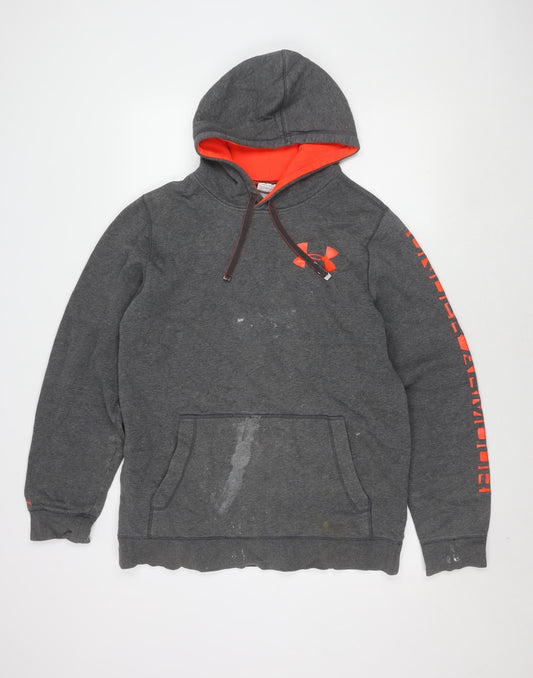 Under Armour Men's Grey Pullover Hoodie M