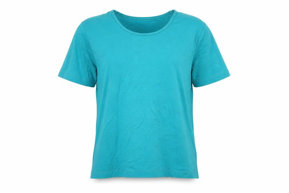 Womens UK Size 12 Eastex Green Basic T-Shirt