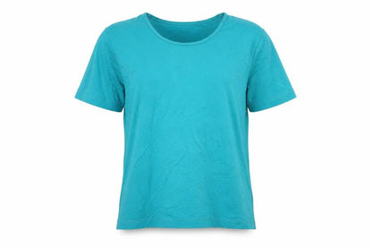 Womens UK Size 12 Eastex Green Basic T-Shirt