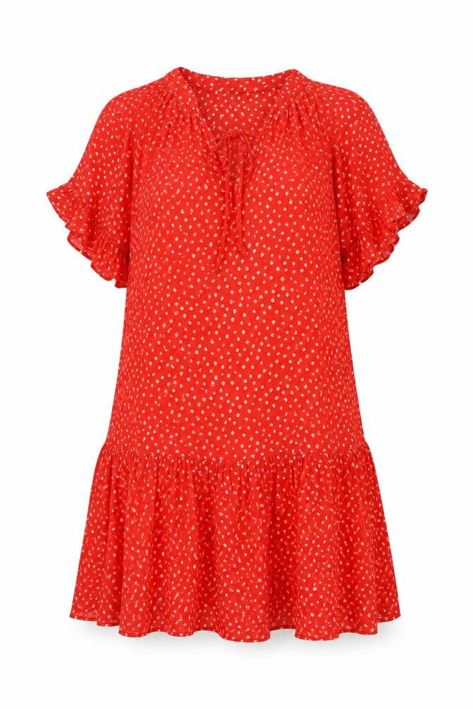 Phase Eight Women's Red Floral Dress Size 14