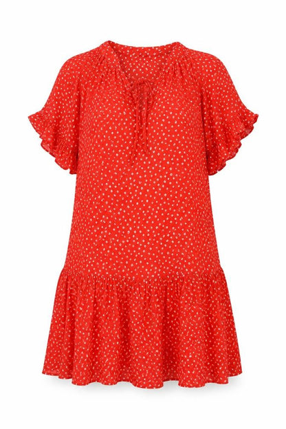 Phase Eight Women's Red Floral Dress Size 14