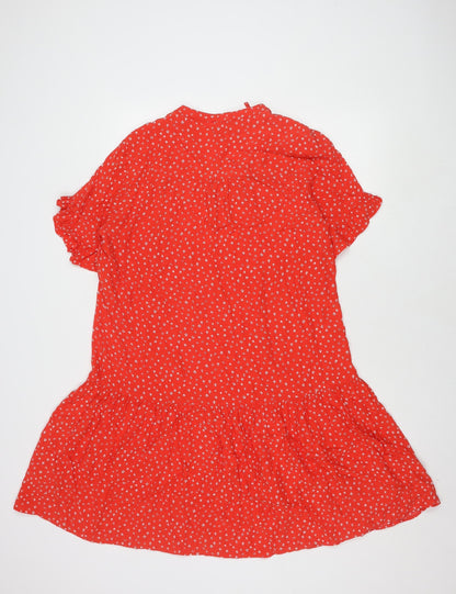 Phase Eight Women's Red Floral Dress Size 14