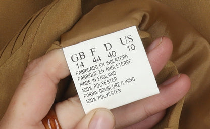 Jacques Vert Women's Brown Polyester Blazer Size 14