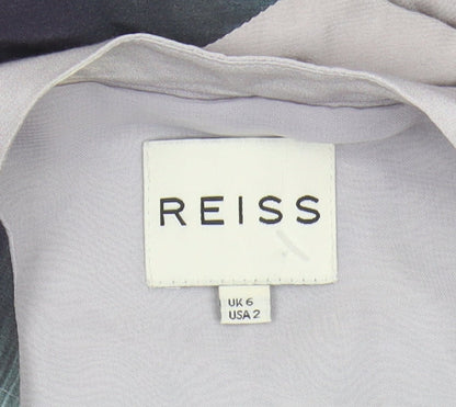 Reiss Women's Multicoloured Wrap Dress, Size 6