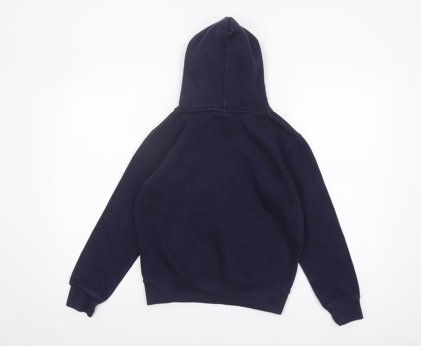 NICCE Boys Blue Pullover Hoodie, Size 9-10, Logo Accent