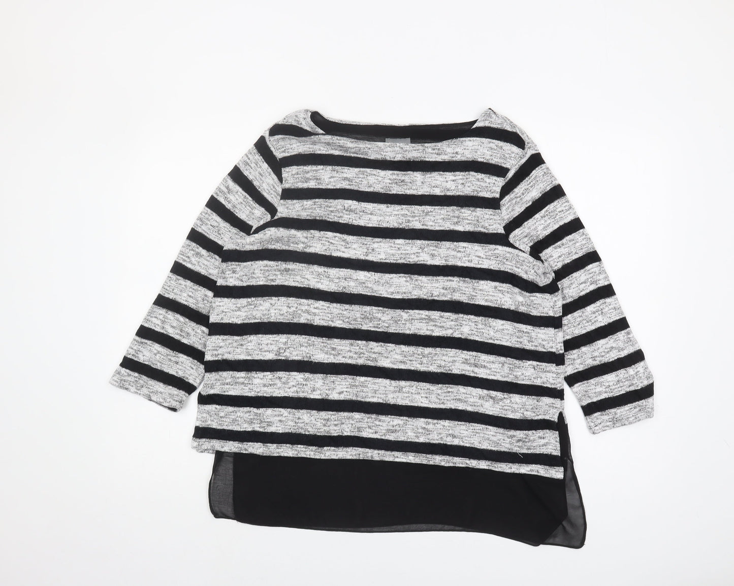 Womens UK Size 14 Phase Eight Black Tunic Jumper