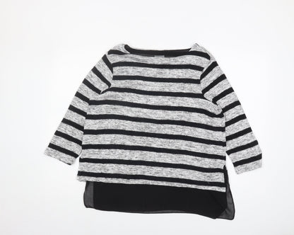 Womens UK Size 14 Phase Eight Black Tunic Jumper
