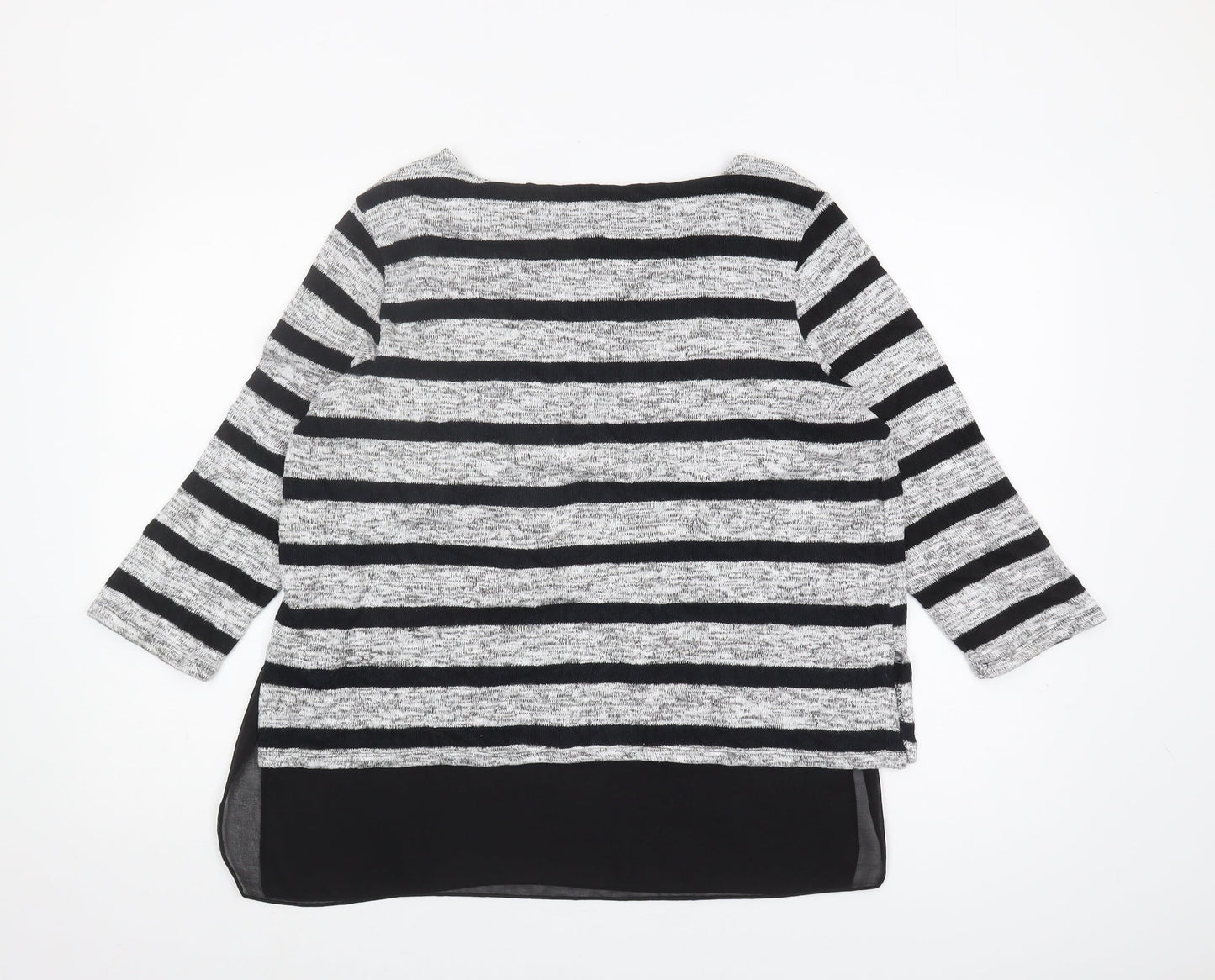 Womens UK Size 14 Phase Eight Black Tunic Jumper