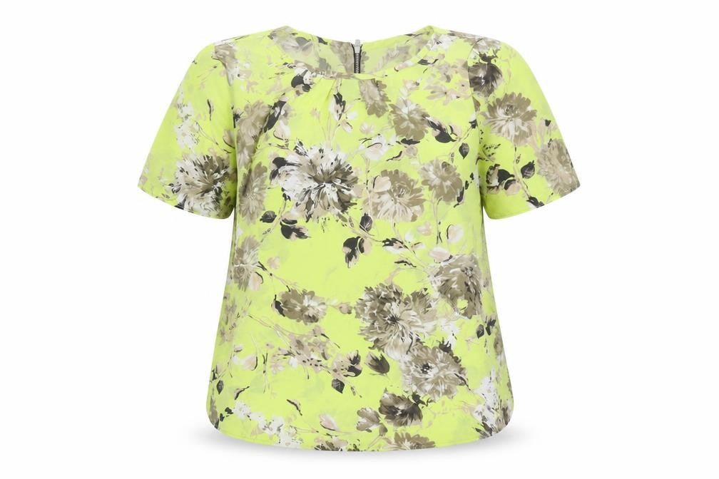 Womens UK Size 8 Wallis Green Basic Blouse