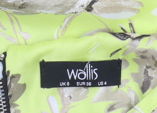 Womens UK Size 8 Wallis Green Basic Blouse