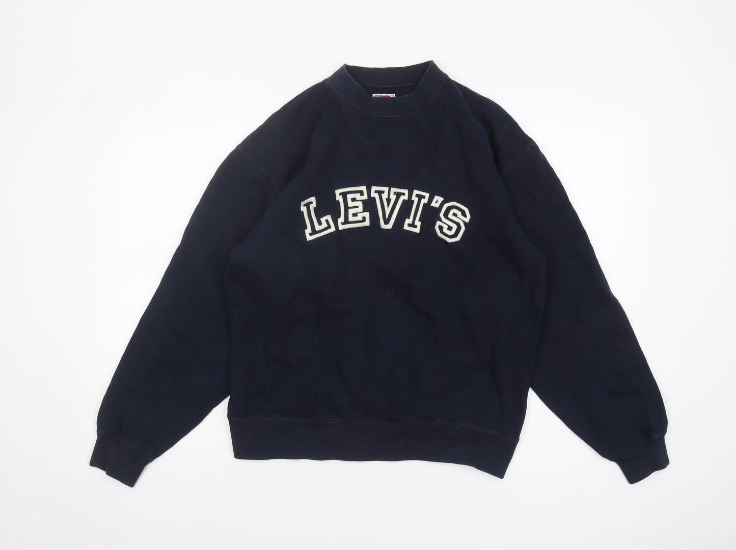 Mens UK Size M Levi's Black Pullover Sweatshirt