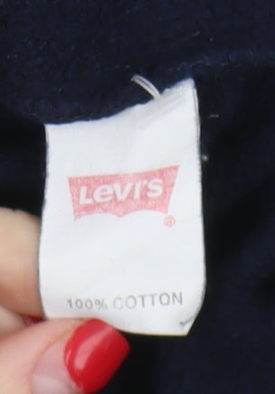 Mens UK Size M Levi's Black Pullover Sweatshirt