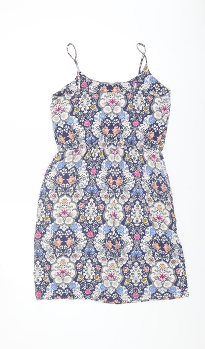 Oasis Women's Multi-Colour Floral Slip Dress S
