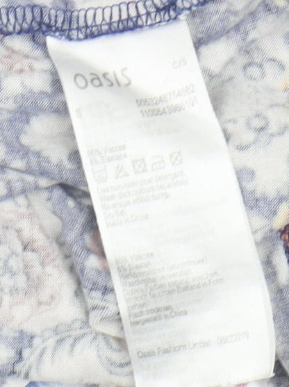 Oasis Women's Multi-Colour Floral Slip Dress S