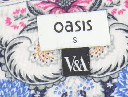 Oasis Women's Multi-Colour Floral Slip Dress S