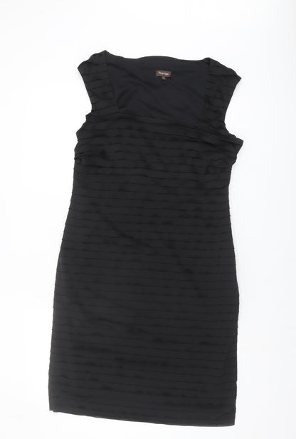 Phase Eight Women's Black Sheath Dress Size 14