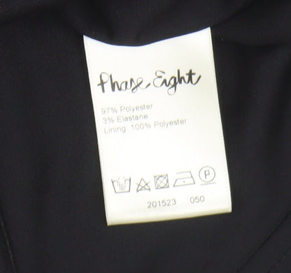 Phase Eight Women's Black Sheath Dress Size 14
