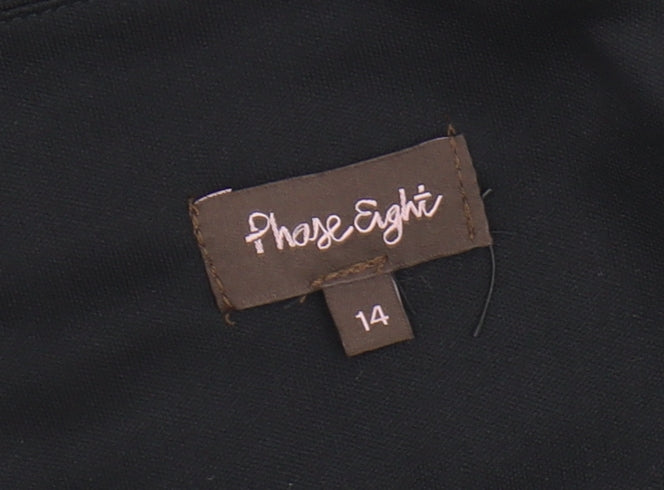 Phase Eight Women's Black Sheath Dress Size 14