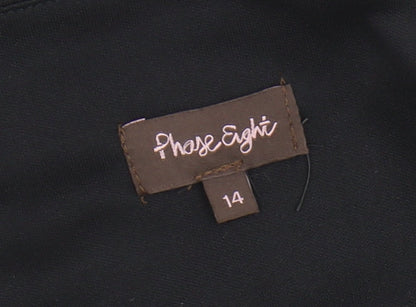 Phase Eight Women's Black Sheath Dress Size 14