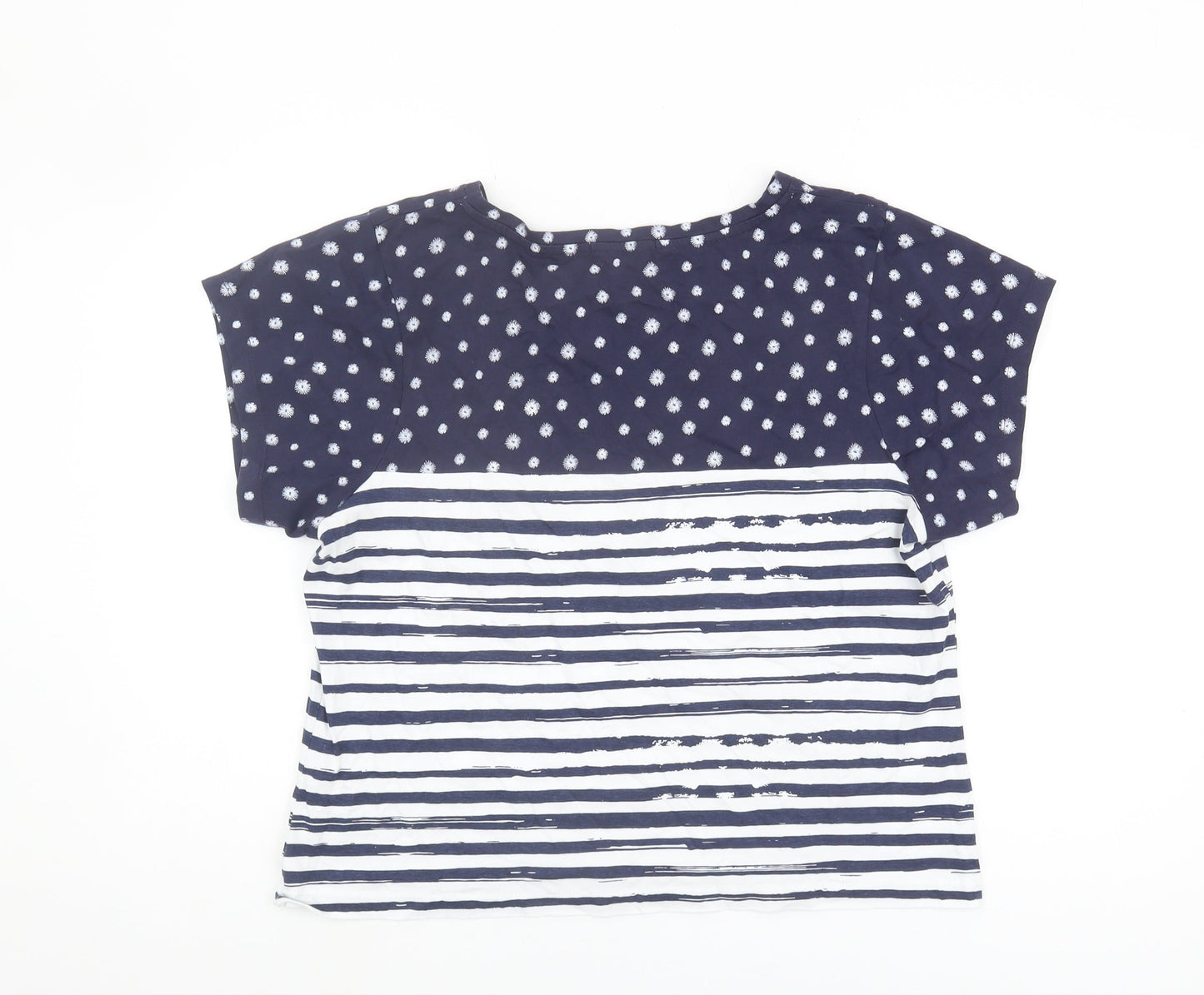 Peter Storm Women's Blue T-Shirt, Size 18, Short Sleeve