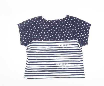 Peter Storm Women's Blue T-Shirt, Size 18, Short Sleeve