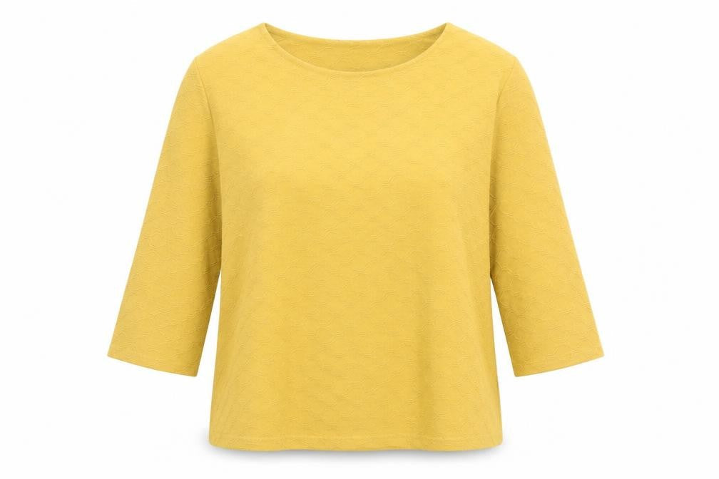 Womens UK Size 16 Honor Millburn Yellow Basic Blouse