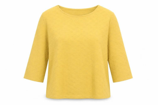 Womens UK Size 16 Honor Millburn Yellow Basic Blouse
