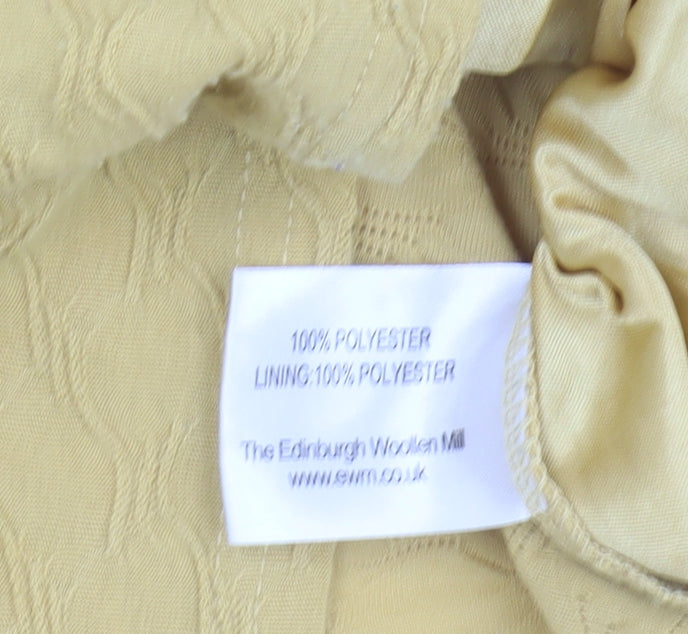 Womens UK Size 16 Honor Millburn Yellow Basic Blouse