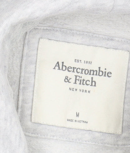 Abercrombie & Fitch Women's Grey M Full Zip Hoodie