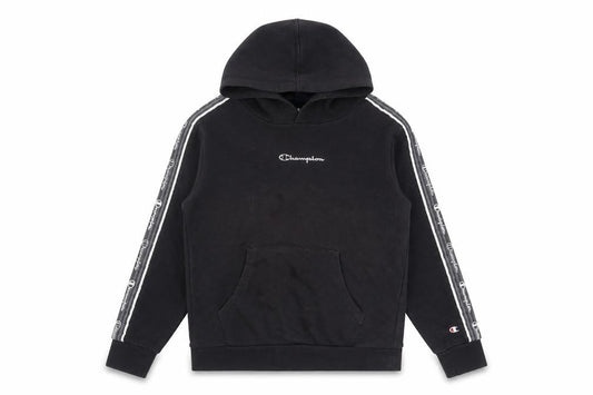 Champion Boys Black Pullover Hoodie 11-12 Years with Logo