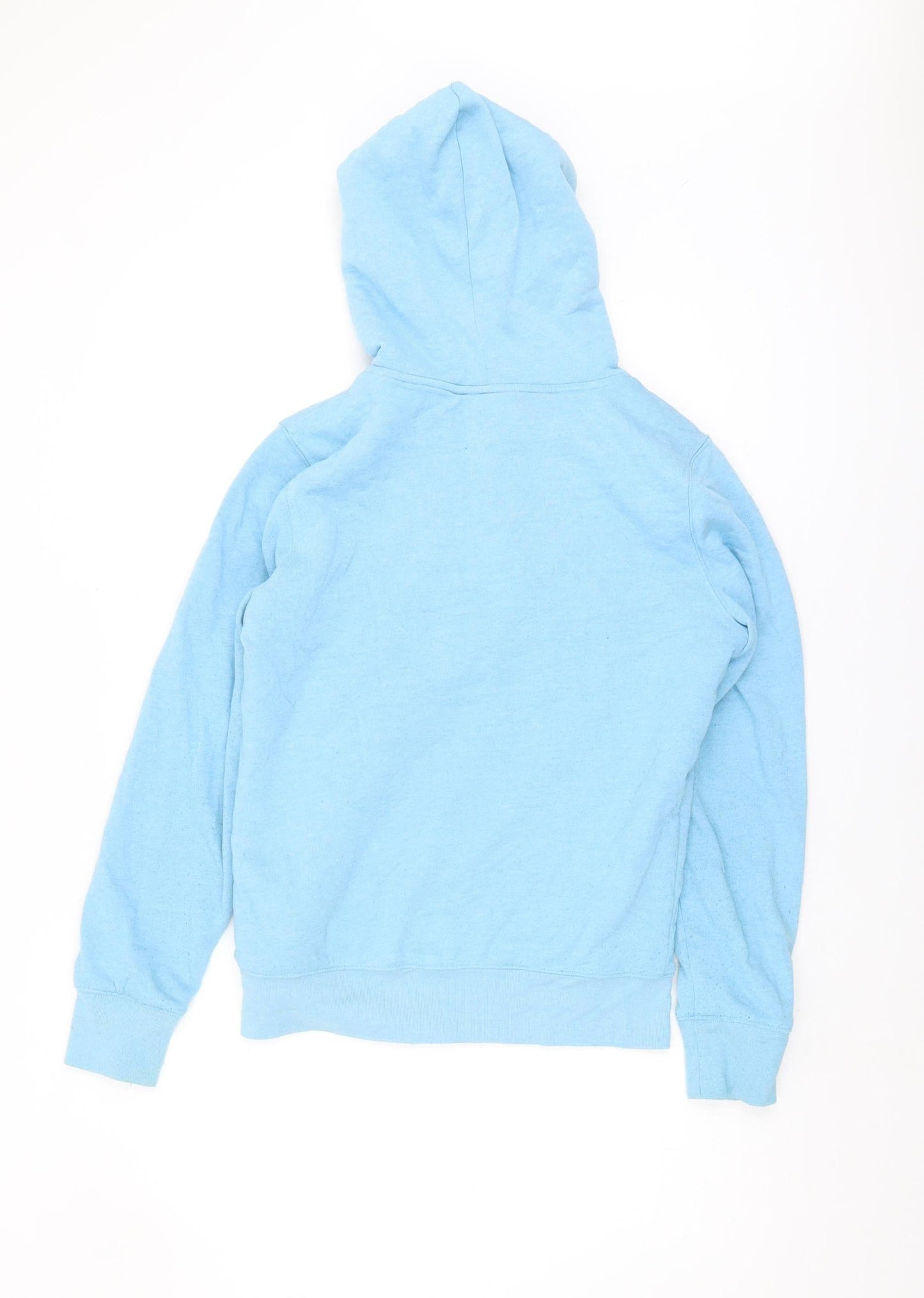 GAP Women's Blue Full Zip Hoodie S - Logo Design