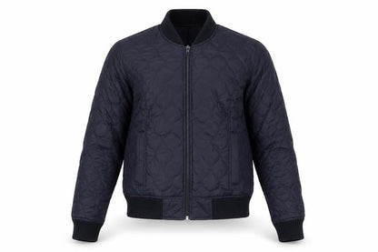 Mens UK Size L Hollister Black Quilted Coat