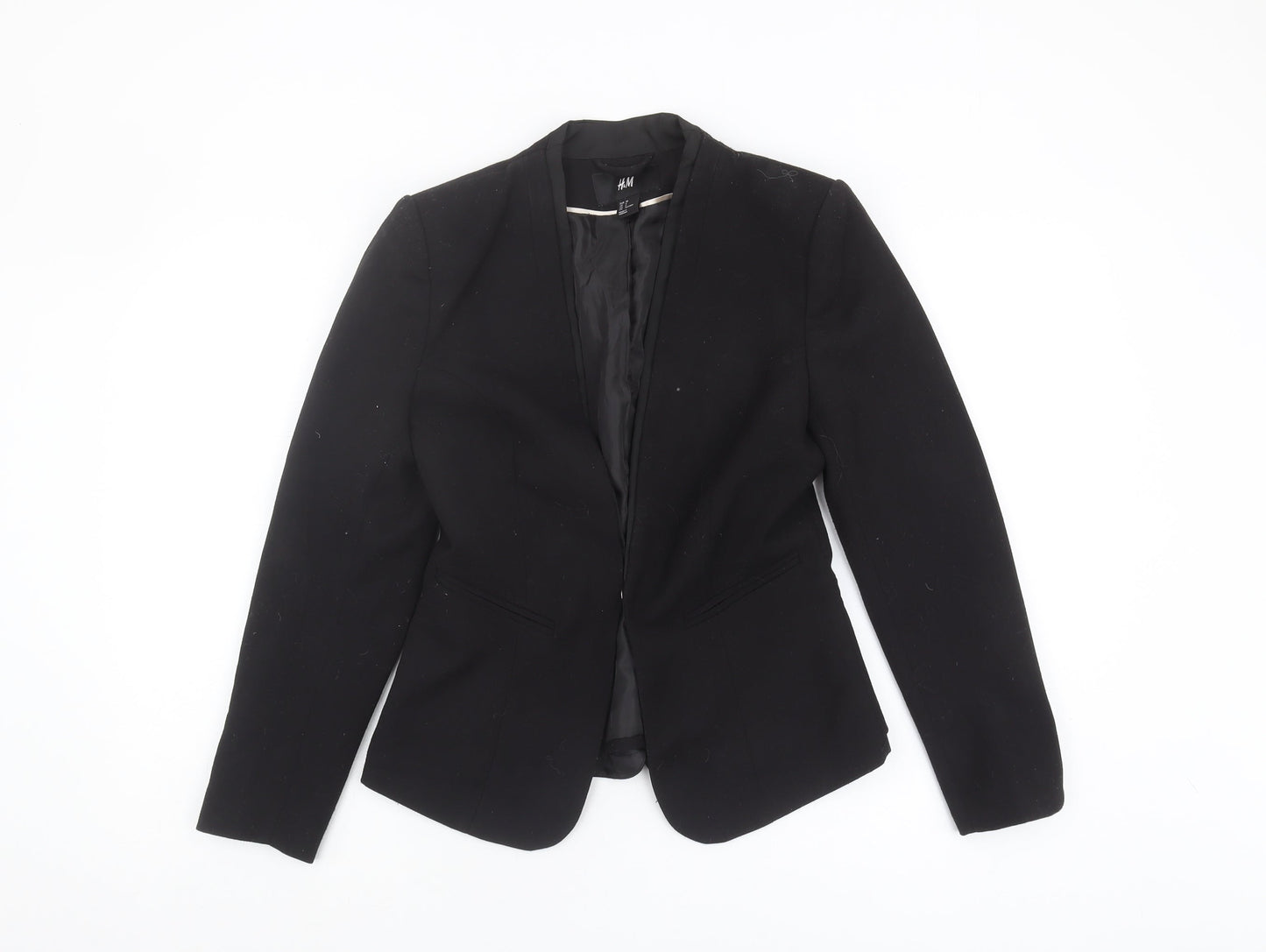 H&M Women's Black Suit Jacket Size 10
