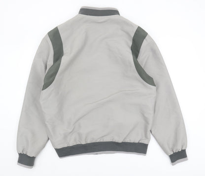 Mens UK Size L JBC Collection Grey Bomber Jacket