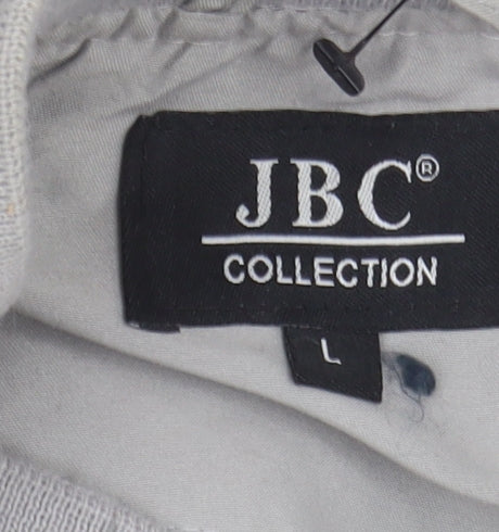 Mens UK Size L JBC Collection Grey Bomber Jacket