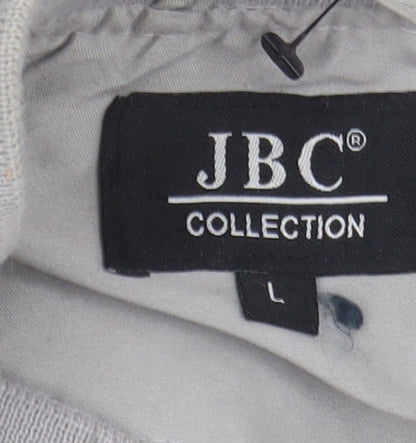 Mens UK Size L JBC Collection Grey Bomber Jacket