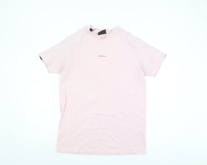 McKenzie Men's Pink Cotton Short Sleeve T-Shirt M