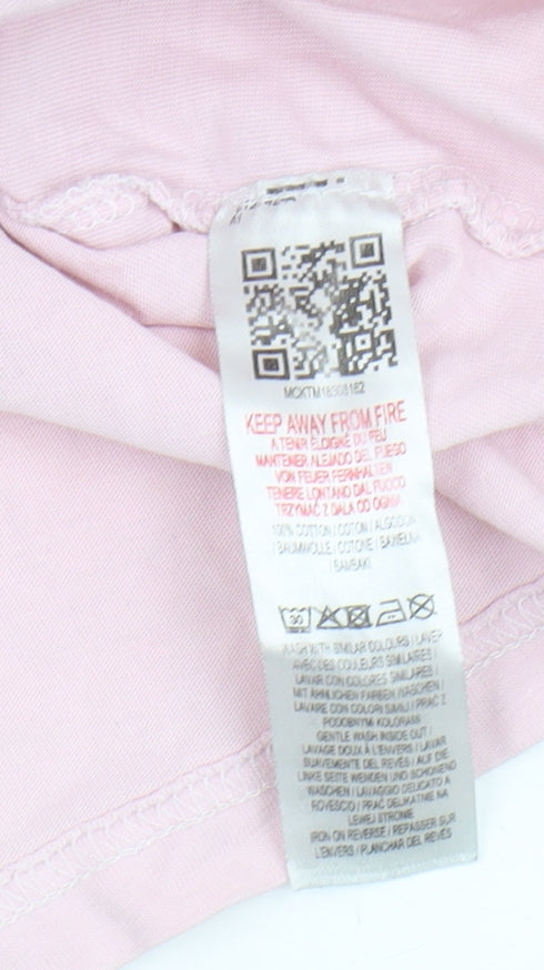 McKenzie Men's Pink Cotton Short Sleeve T-Shirt M