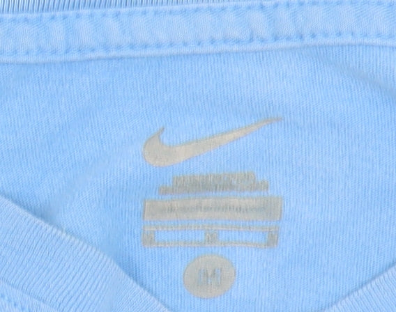 Nike Men's Blue Medium V-Neck T-Shirt