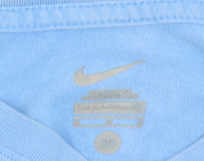 Nike Men's Blue Medium V-Neck T-Shirt