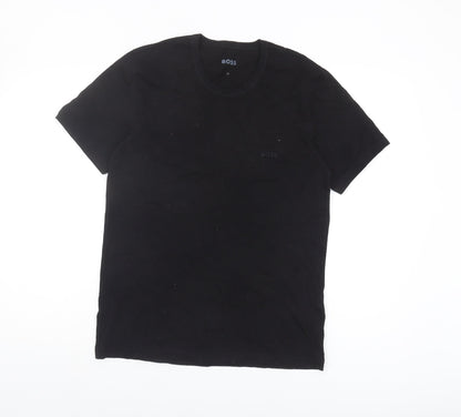 Mens UK Size M Boss Black  T-Shirt