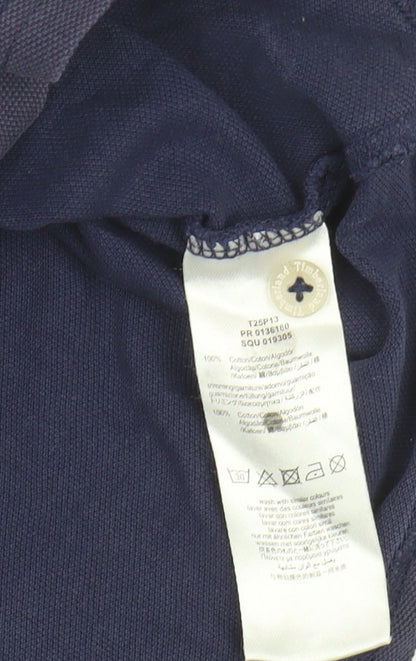 Timberland Boys Blue Polo T-Shirt 10 Years