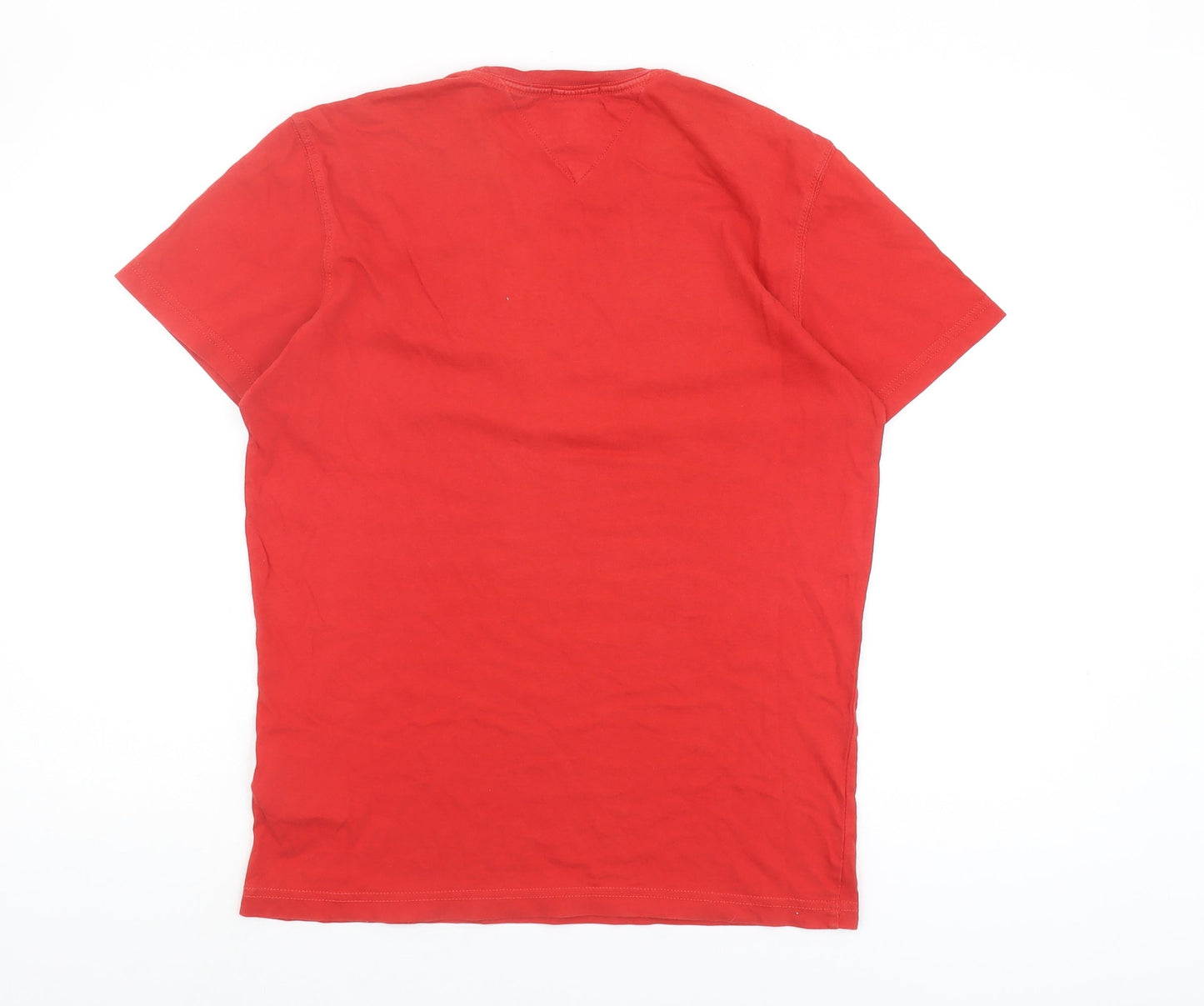 Mens UK Size S Hilfiger Denim Red  T-Shirt