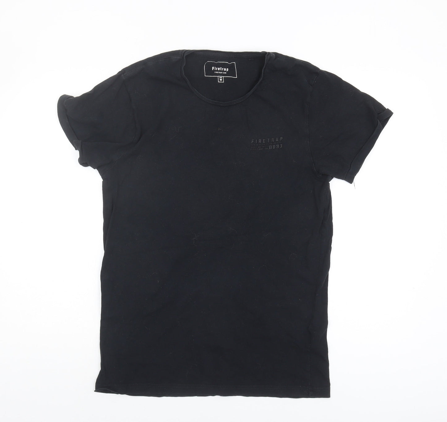 Mens UK Size M Firetrap Black  T-Shirt