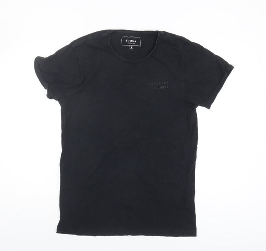 Mens UK Size M Firetrap Black  T-Shirt