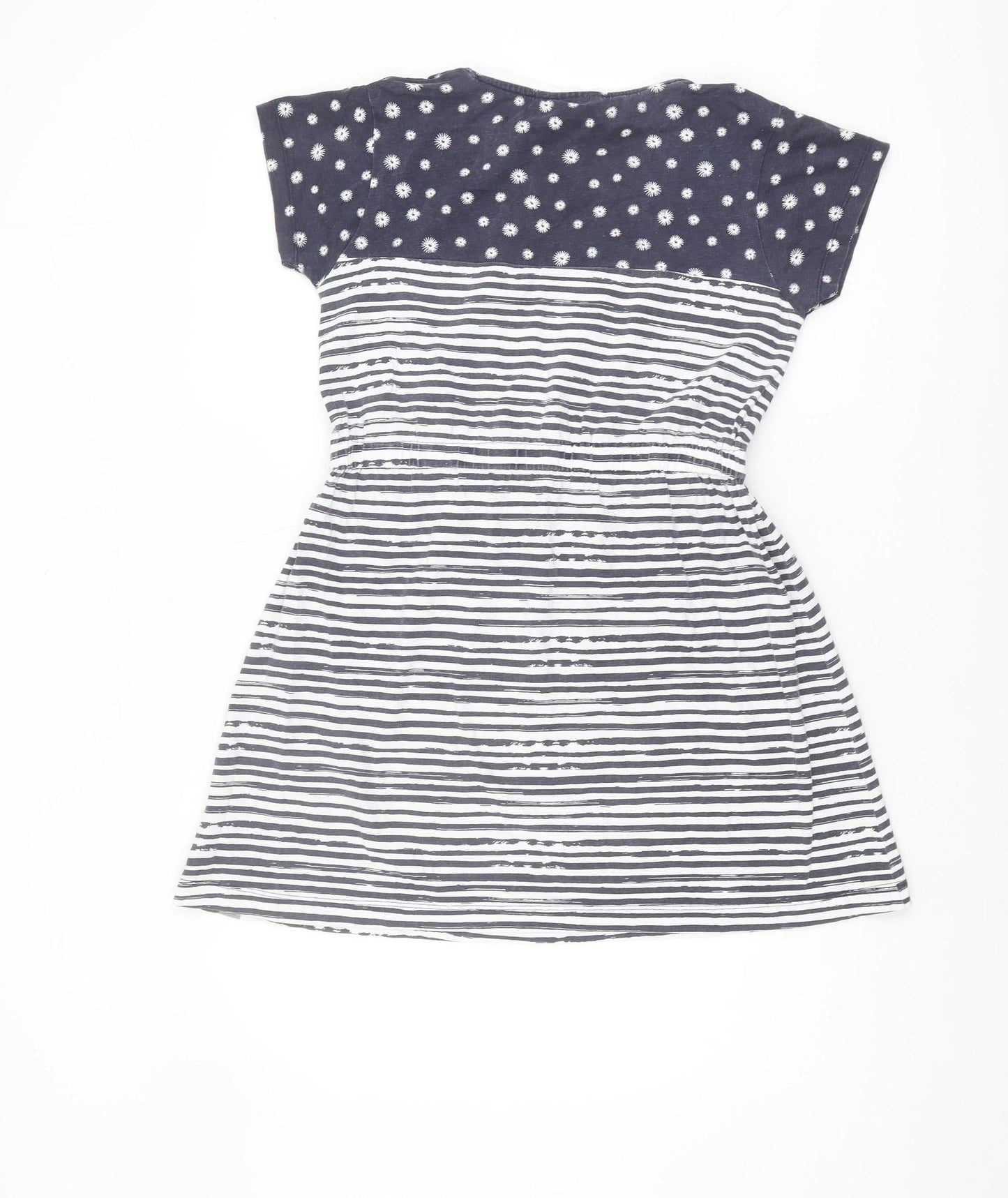 Peter Storm Girls Blue Striped T-Shirt Dress - 13 Years