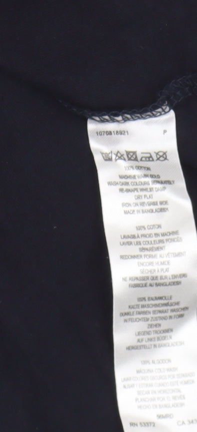 French Connection Men's Black Polo Shirt S