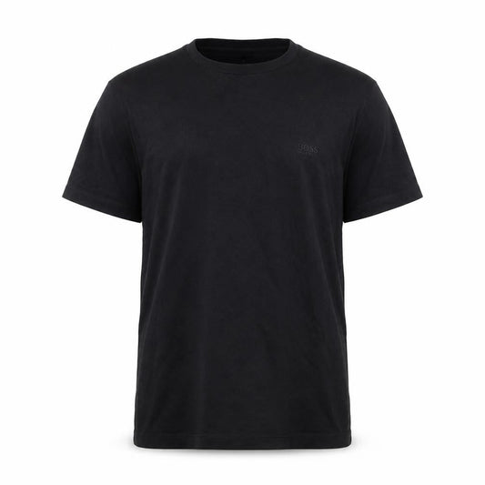BOSS Men's Black Cotton Crew Neck T-Shirt M