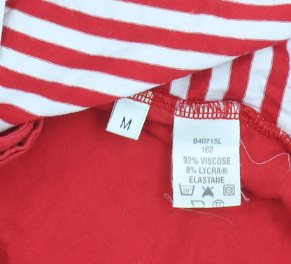 Viyella Women's Red Tunic Blouse, M, Stylish and Casual