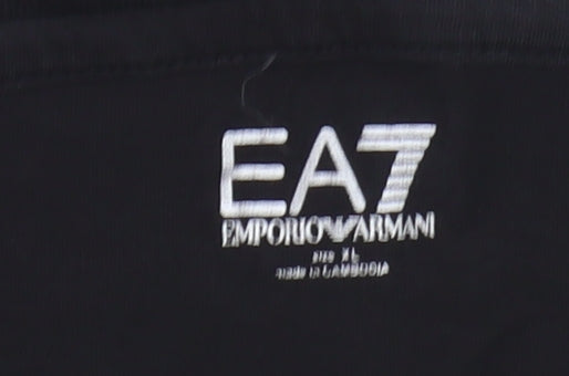 Mens UK Size XL Emporio Armani Black  T-Shirt